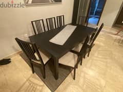 Dining Table IKEA 8 Chairs