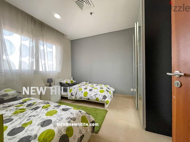 FULLY FURNISHED THREE BEDROOM APARTMENT FOR RENT IN SALMIYA 2