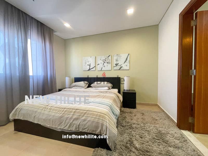 FULLY FURNISHED THREE BEDROOM APARTMENT FOR RENT IN SALMIYA 6