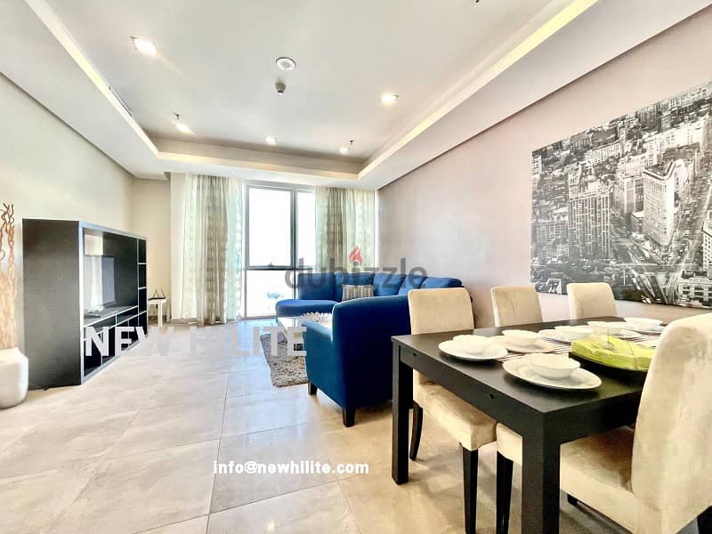 FULLY FURNISHED THREE BEDROOM APARTMENT FOR RENT IN SALMIYA 7