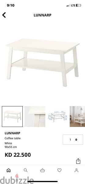 Coffee Table - IKEA 1
