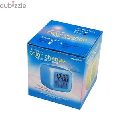 Moodicare Led Changing Digital Glowing Alarm Clock With Calendar 4