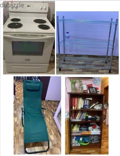 Electric cooking range and other itmes for sale at Mahboula