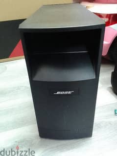 bose active subwoofer without wire cable .