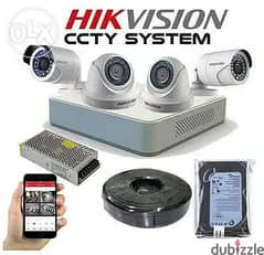 CCTV - Brand New Hikvision 5MP DVR and 5MP Camera 4no's 1TB HDD