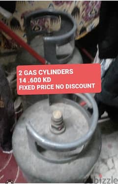 2 gas cylinders are throwing price only selling