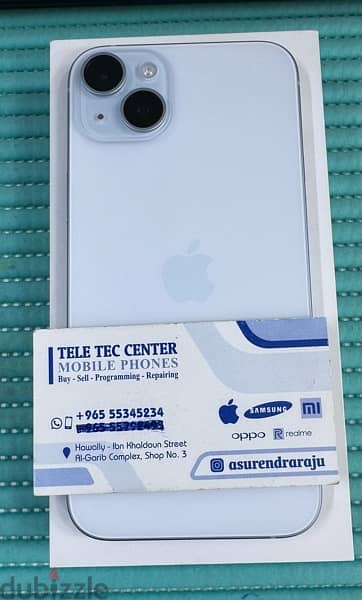 iPhone 15 Plus 128 GB Blue 15 days Used Only! 1