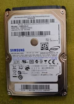 Samsung 500 GB Hard Drive (HDD) for Laptop