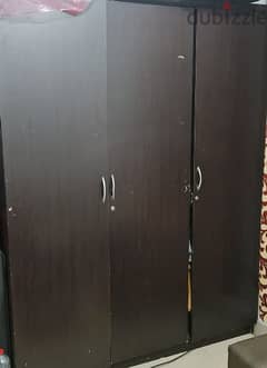 3 door cupboard with 2 drawers