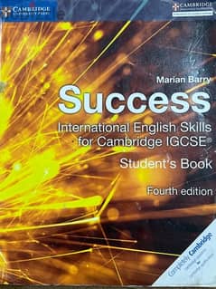 IGCSE English textbook and workbook