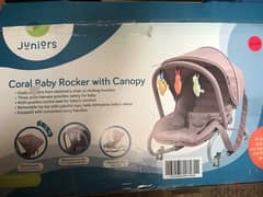 juniors baby rocker with canopy