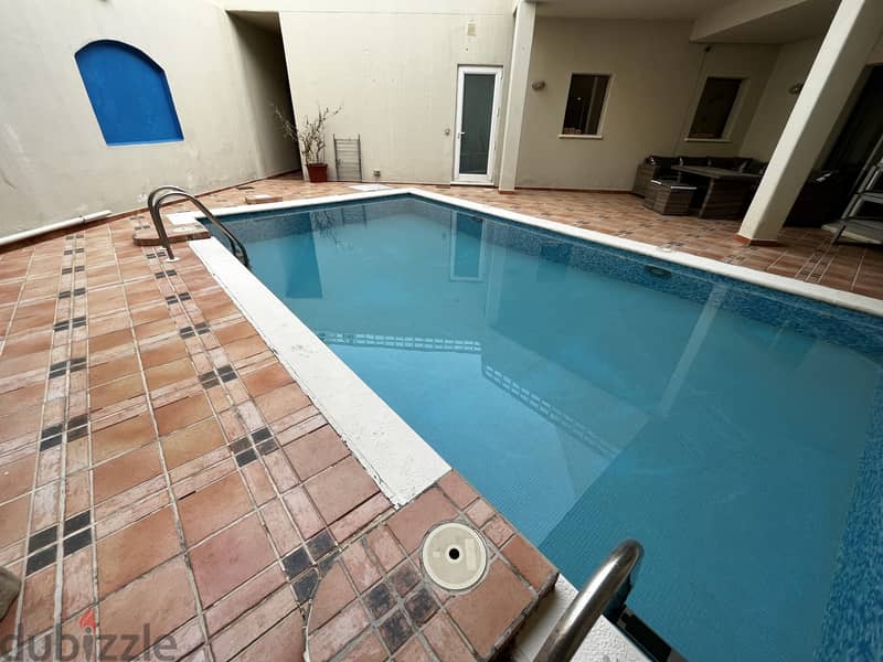 West Mishref – unfurnished lovely, four bedroom villa w/pool 13