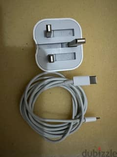 apple 20 w adapter and light cable 2 meter