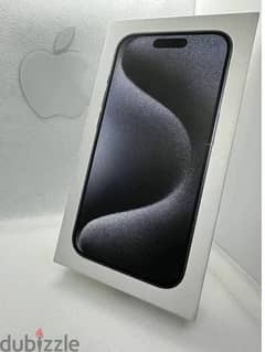 Apple iPhone 15 Pro 512GB Black Titanium Factory Unlocked.