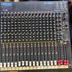 soundcraft . xlr line 16 channel mixer for . vocal effect made england
