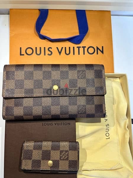 AUTHENTIC Louis Vuitton wallet and key case 3