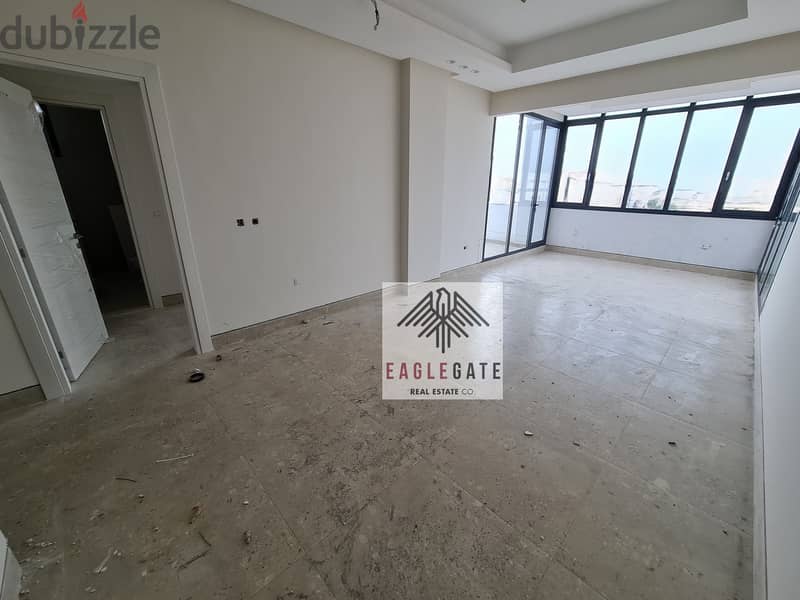 2 bedroom rooftop apartment with 2 terraces located in Abu Fatira 1