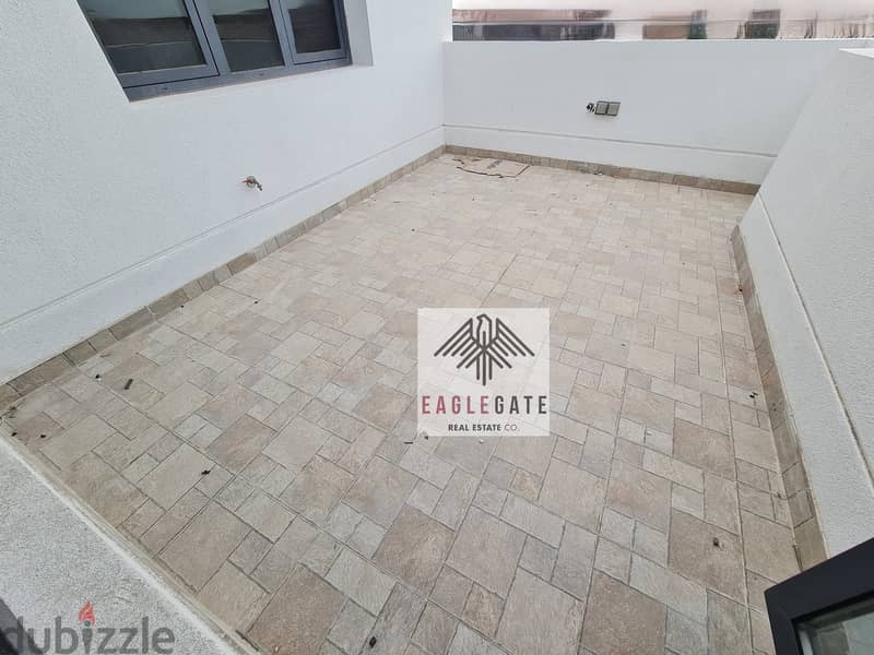 2 bedroom rooftop apartment with 2 terraces located in Abu Fatira 2