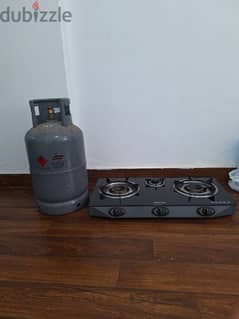 gas and 3 burner stove
