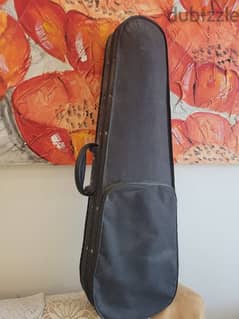 Violin with Carry Case and Stand.