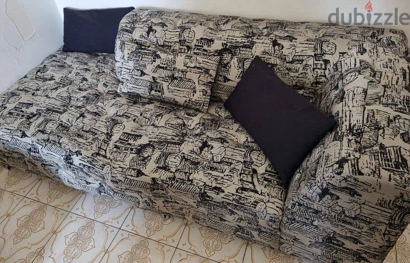 Sofa set for sale for 60kd. Price is negotiable. Barely used. 1