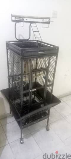 big cage for sale. . . 10 kd only. one leg broken.