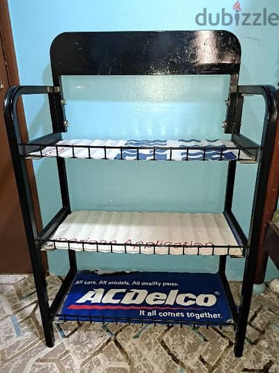 Metal Stand Shoe Rack With 3 shelves folding heavy duty