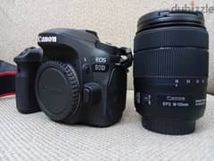 Canon EOS 80D With 18-135 Lens