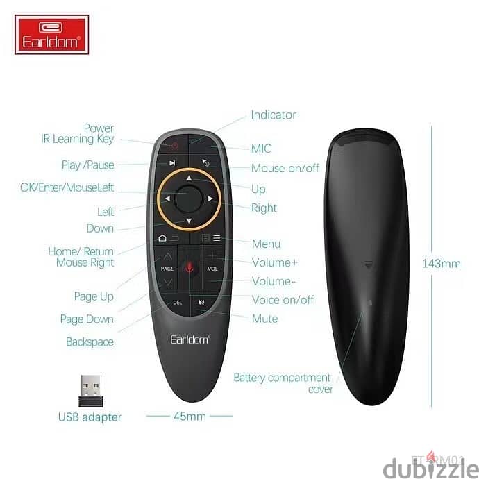 Earldom Wireless Air Remote Mouse RM01 3