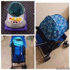 Stroller and walker in good condition