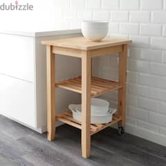 trolley / shelving Solid wood