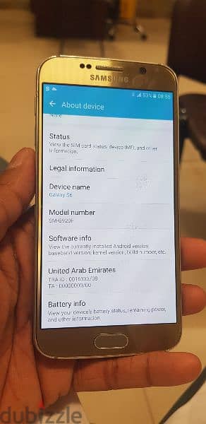 used Samsung s6 mobile phone 2