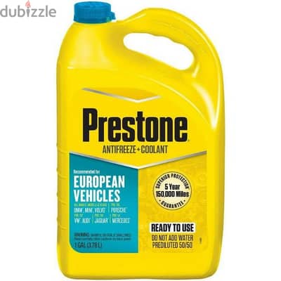 Prestone European Vehicles Coolant