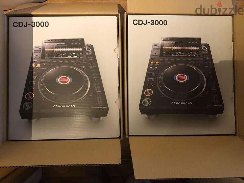 Pioneer DJ CDJ 3000 Pair + DJM-A9 DJ Controller Mixer 100V NEW 1