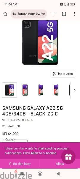 Samsung A22 5g 4gb Ram 64gb 6