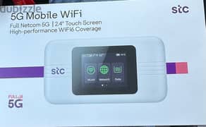 Stc WiFi 5G router touch screen new for sale