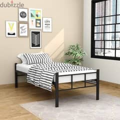 metal single bed very good condition only bed 0
