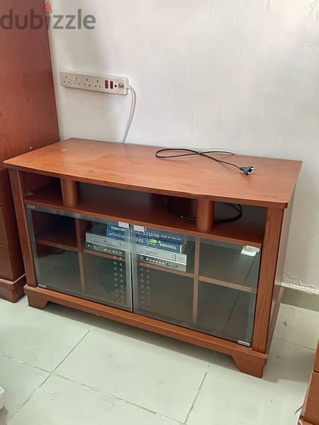 TV stand + 2 display cabinets + 1 upper shelf (New condition) 5