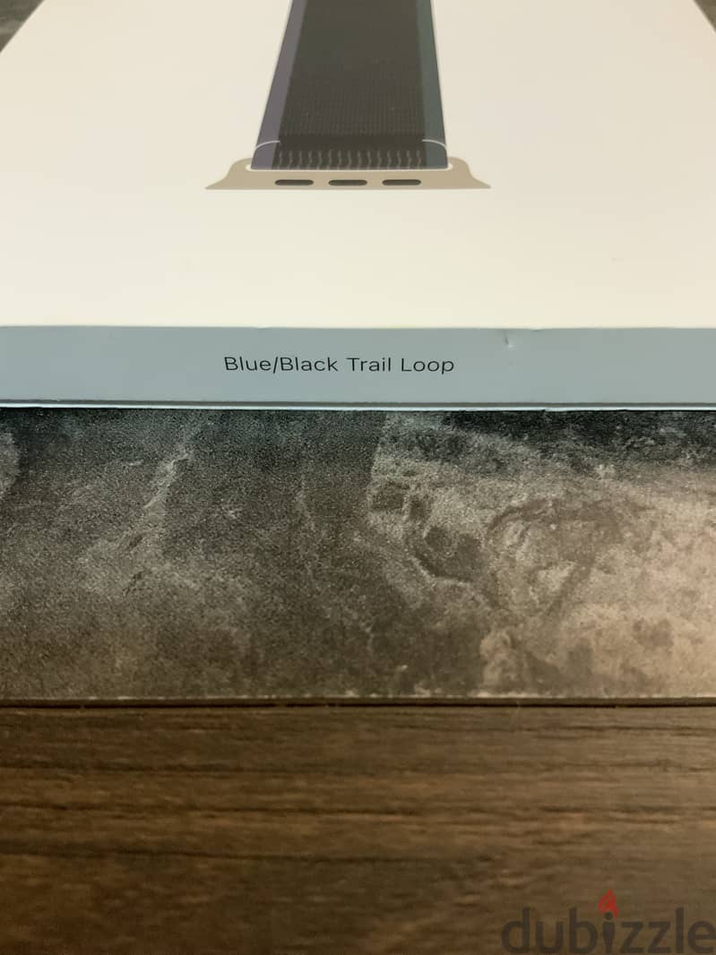 Apple Watch 49mm trail loop band S/M un blue/black color for sale 2