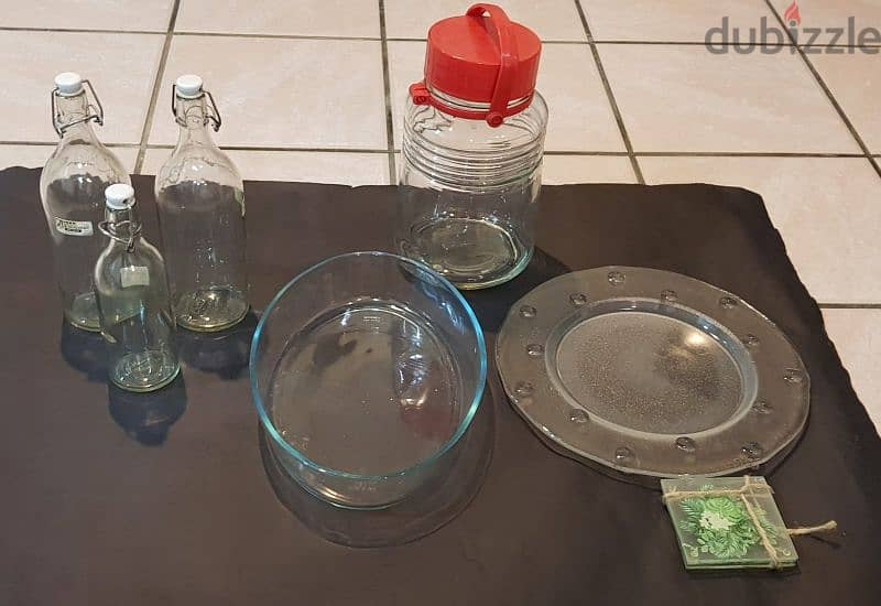 kitchen  glass items 1