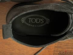 Tod's Polacchino Uomo Suede Shoe Boot Man Size: 42