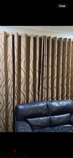 thick material curtain 0