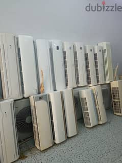 We have used split AC with installation and warranty 0