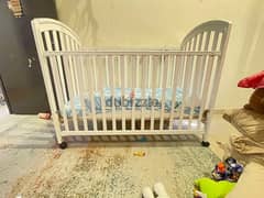 Baby Crib - Juniors Capri Model and canopy