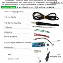 Soldering Iron Controller Kits with T12 Handle and 3tip