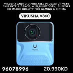 Vikusha V860 Android WiFi Youtube HD Projector