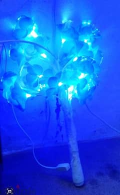 Its new blue colour current light with plug wire