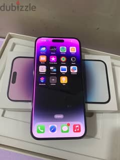 iPhone 14 Pro Max 256gb box charger available display white line have