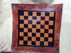 لوحة شطرنج جلد طبيعى