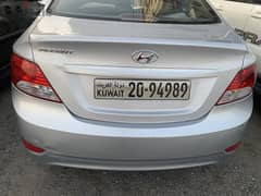 Hyundai aaccent 2014 run onky 155k good condition silver
